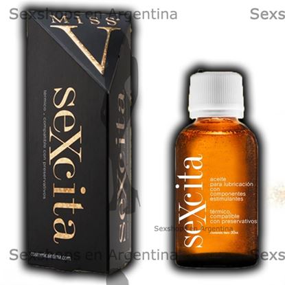 Aceite lubricante sexita con L-arginina, Damiana y Guaraná.